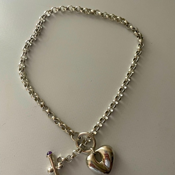 Silver Toggle Necklace